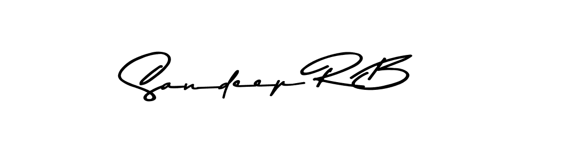 Make a beautiful signature design for name Sandeep R B. Use this online signature maker to create a handwritten signature for free. Sandeep R B signature style 9 images and pictures png