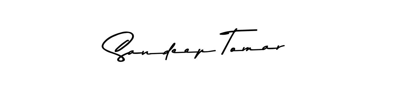 Create a beautiful signature design for name Sandeep Tomar. With this signature (Asem Kandis PERSONAL USE) fonts, you can make a handwritten signature for free. Sandeep Tomar signature style 9 images and pictures png