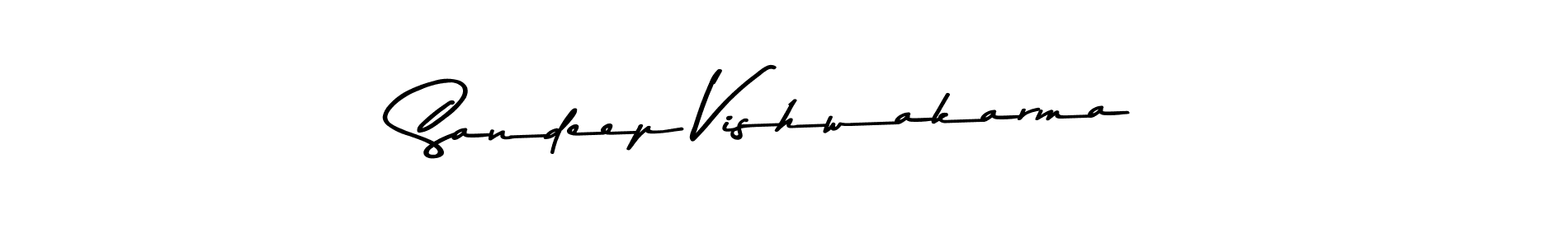 Use a signature maker to create a handwritten signature online. With this signature software, you can design (Asem Kandis PERSONAL USE) your own signature for name Sandeep Vishwakarma. Sandeep Vishwakarma signature style 9 images and pictures png