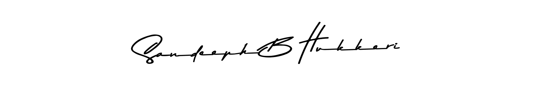 Use a signature maker to create a handwritten signature online. With this signature software, you can design (Asem Kandis PERSONAL USE) your own signature for name Sandeeph B Hukkeri. Sandeeph B Hukkeri signature style 9 images and pictures png