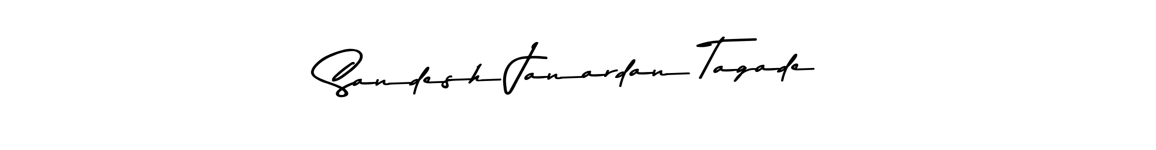 if you are searching for the best signature style for your name Sandesh Janardan Tagade. so please give up your signature search. here we have designed multiple signature styles  using Asem Kandis PERSONAL USE. Sandesh Janardan Tagade signature style 9 images and pictures png