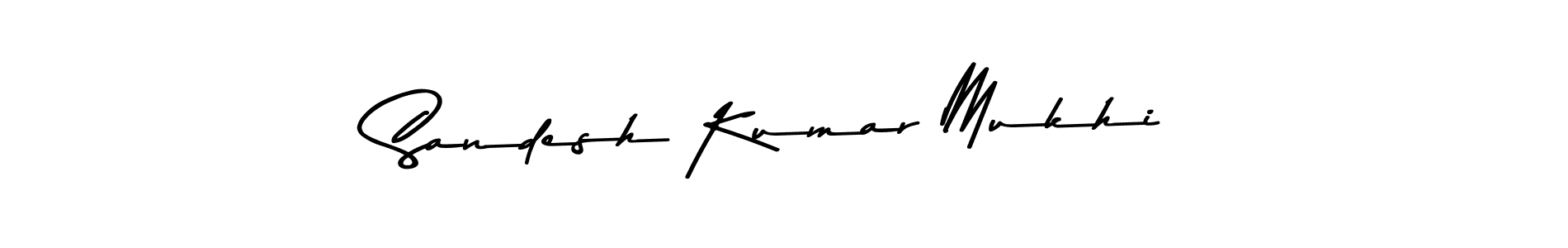 Similarly Asem Kandis PERSONAL USE is the best handwritten signature design. Signature creator online .You can use it as an online autograph creator for name Sandesh Kumar Mukhi. Sandesh Kumar Mukhi signature style 9 images and pictures png
