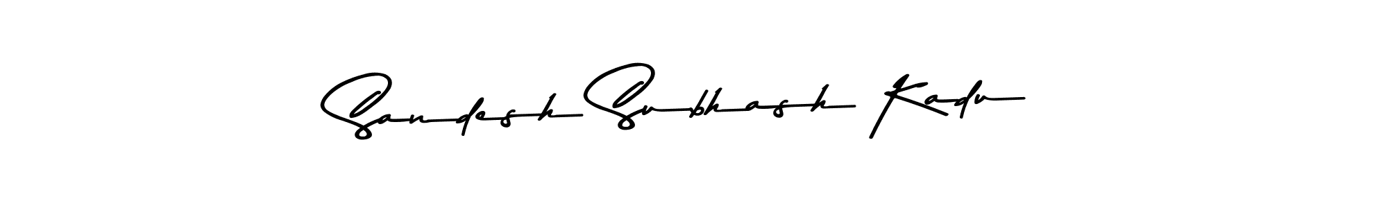 Once you've used our free online signature maker to create your best signature Asem Kandis PERSONAL USE style, it's time to enjoy all of the benefits that Sandesh Subhash Kadu name signing documents. Sandesh Subhash Kadu signature style 9 images and pictures png