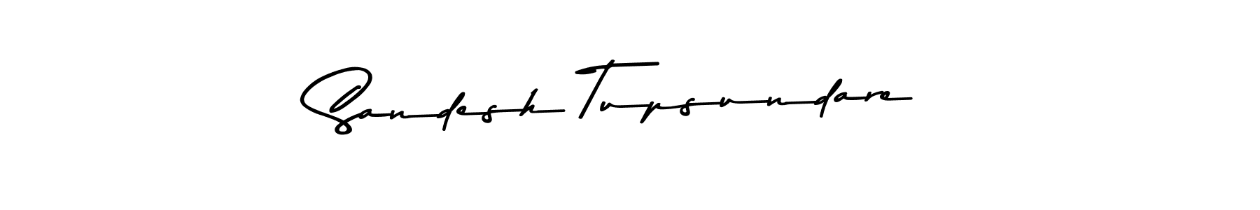 Similarly Asem Kandis PERSONAL USE is the best handwritten signature design. Signature creator online .You can use it as an online autograph creator for name Sandesh Tupsundare. Sandesh Tupsundare signature style 9 images and pictures png