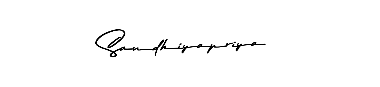 How to make Sandhiyapriya signature? Asem Kandis PERSONAL USE is a professional autograph style. Create handwritten signature for Sandhiyapriya name. Sandhiyapriya signature style 9 images and pictures png