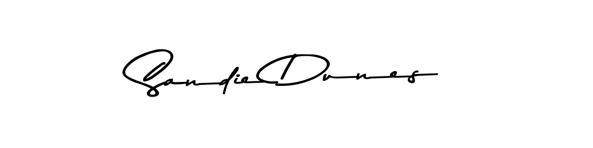 Sandie Dunes stylish signature style. Best Handwritten Sign (Asem Kandis PERSONAL USE) for my name. Handwritten Signature Collection Ideas for my name Sandie Dunes. Sandie Dunes signature style 9 images and pictures png