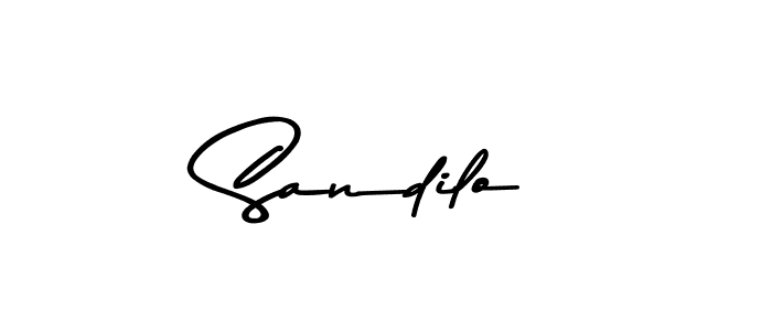 Make a beautiful signature design for name Sandilo. Use this online signature maker to create a handwritten signature for free. Sandilo signature style 9 images and pictures png