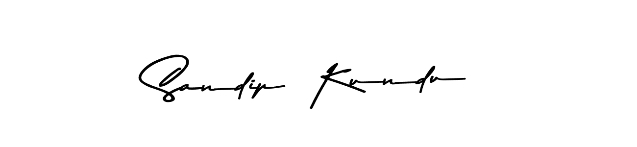 Create a beautiful signature design for name Sandip  Kundu. With this signature (Asem Kandis PERSONAL USE) fonts, you can make a handwritten signature for free. Sandip  Kundu signature style 9 images and pictures png