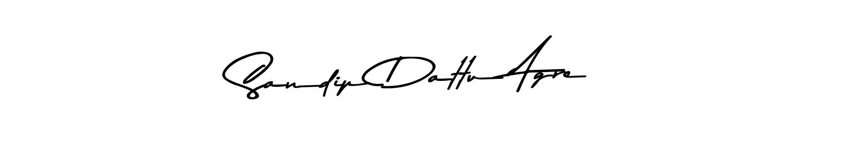 Design your own signature with our free online signature maker. With this signature software, you can create a handwritten (Asem Kandis PERSONAL USE) signature for name Sandip Dattu Agre. Sandip Dattu Agre signature style 9 images and pictures png