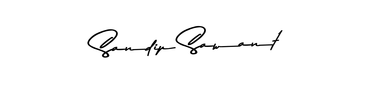 Create a beautiful signature design for name Sandip Sawant. With this signature (Asem Kandis PERSONAL USE) fonts, you can make a handwritten signature for free. Sandip Sawant signature style 9 images and pictures png