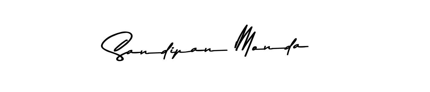 Sandipan Monda stylish signature style. Best Handwritten Sign (Asem Kandis PERSONAL USE) for my name. Handwritten Signature Collection Ideas for my name Sandipan Monda. Sandipan Monda signature style 9 images and pictures png