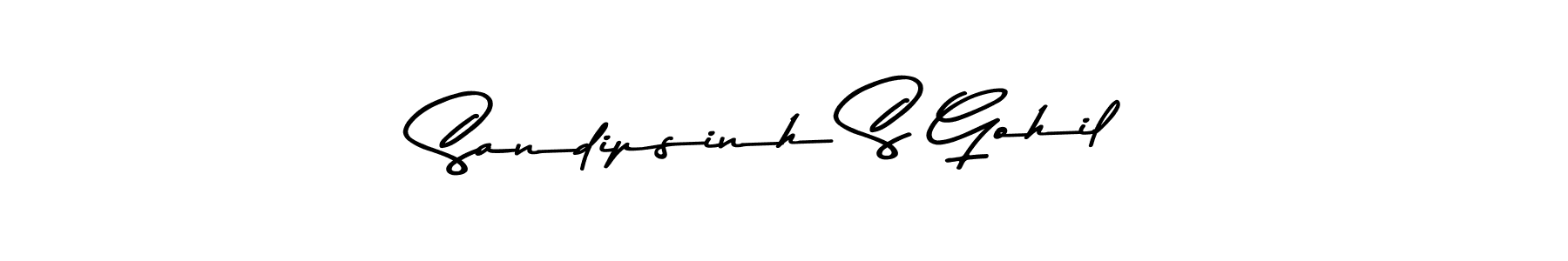 Check out images of Autograph of Sandipsinh S Gohil name. Actor Sandipsinh S Gohil Signature Style. Asem Kandis PERSONAL USE is a professional sign style online. Sandipsinh S Gohil signature style 9 images and pictures png