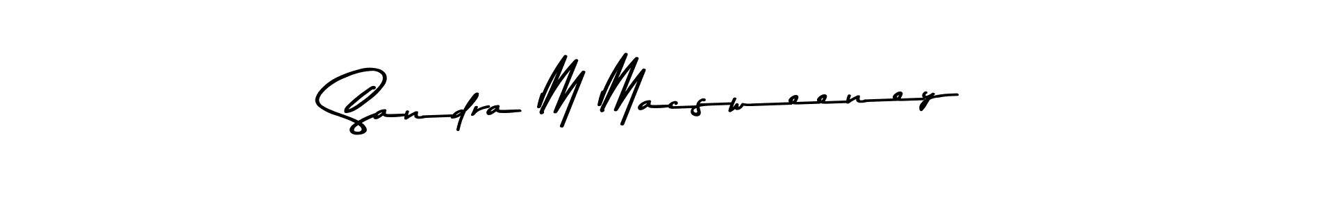 Also You can easily find your signature by using the search form. We will create Sandra M Macsweeney name handwritten signature images for you free of cost using Asem Kandis PERSONAL USE sign style. Sandra M Macsweeney signature style 9 images and pictures png