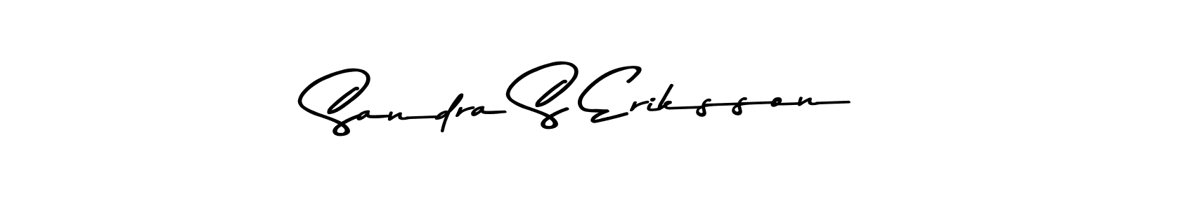 The best way (Asem Kandis PERSONAL USE) to make a short signature is to pick only two or three words in your name. The name Sandra S Eriksson include a total of six letters. For converting this name. Sandra S Eriksson signature style 9 images and pictures png