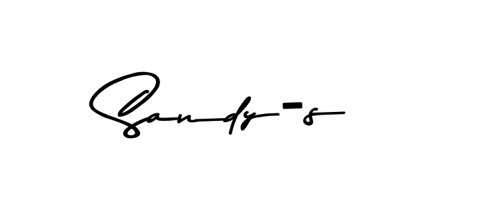 How to make Sandy-s signature? Asem Kandis PERSONAL USE is a professional autograph style. Create handwritten signature for Sandy-s name. Sandy-s signature style 9 images and pictures png