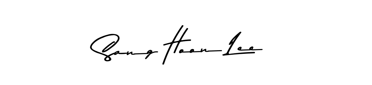 Sang Hoon Lee stylish signature style. Best Handwritten Sign (Asem Kandis PERSONAL USE) for my name. Handwritten Signature Collection Ideas for my name Sang Hoon Lee. Sang Hoon Lee signature style 9 images and pictures png