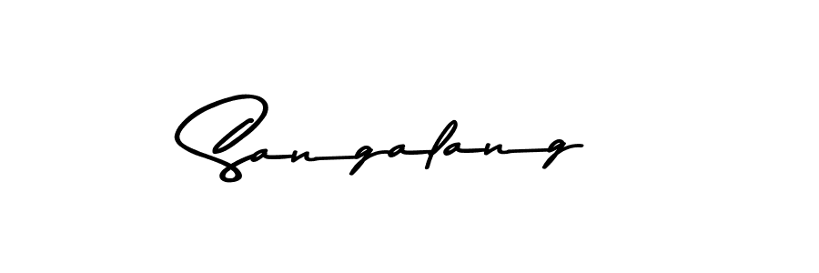 Also we have Sangalang name is the best signature style. Create professional handwritten signature collection using Asem Kandis PERSONAL USE autograph style. Sangalang signature style 9 images and pictures png
