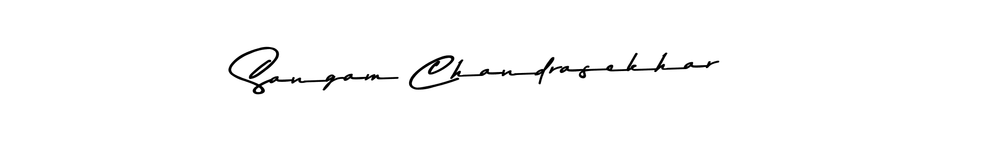Make a beautiful signature design for name Sangam Chandrasekhar. With this signature (Asem Kandis PERSONAL USE) style, you can create a handwritten signature for free. Sangam Chandrasekhar signature style 9 images and pictures png