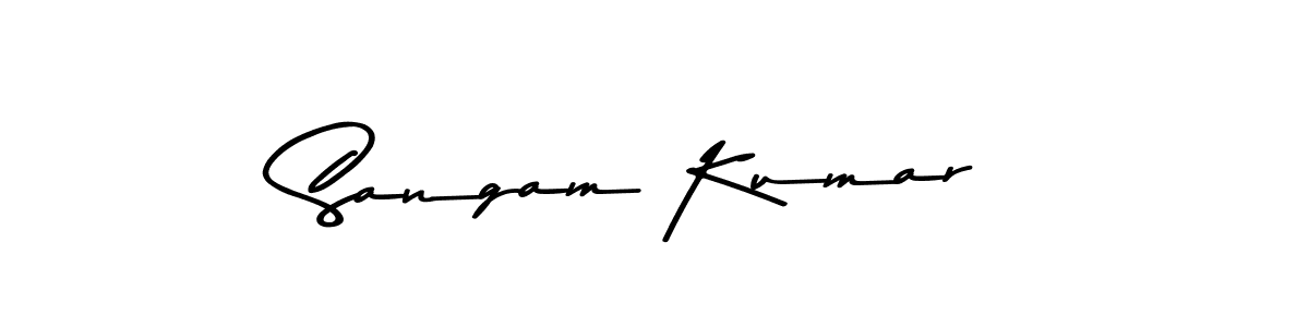 Check out images of Autograph of Sangam Kumar name. Actor Sangam Kumar Signature Style. Asem Kandis PERSONAL USE is a professional sign style online. Sangam Kumar signature style 9 images and pictures png