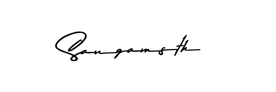 You can use this online signature creator to create a handwritten signature for the name Sangamsth. This is the best online autograph maker. Sangamsth signature style 9 images and pictures png