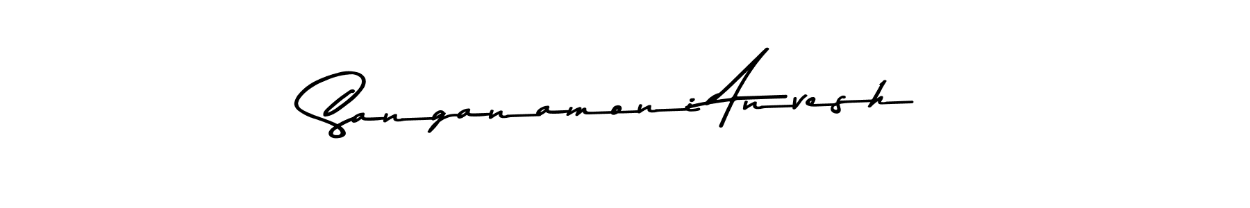 See photos of Sanganamoni Anvesh official signature by Spectra . Check more albums & portfolios. Read reviews & check more about Asem Kandis PERSONAL USE font. Sanganamoni Anvesh signature style 9 images and pictures png