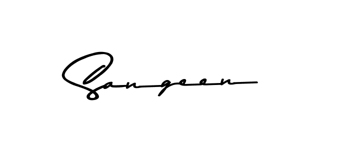 Also we have Sangeen name is the best signature style. Create professional handwritten signature collection using Asem Kandis PERSONAL USE autograph style. Sangeen signature style 9 images and pictures png