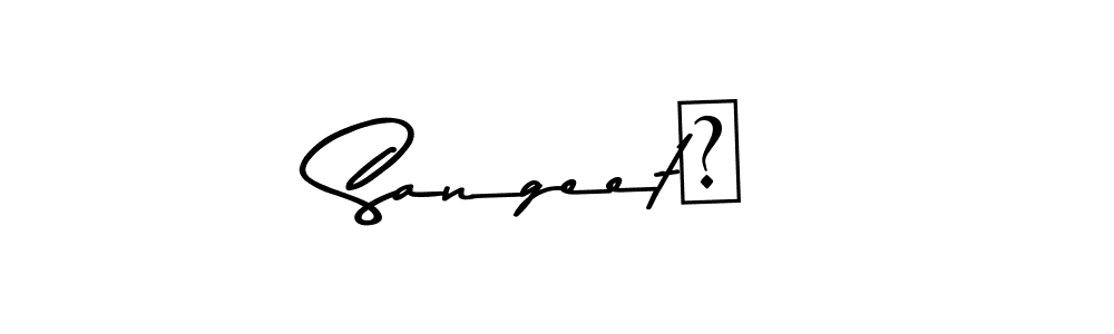 Make a beautiful signature design for name Sangeet​. Use this online signature maker to create a handwritten signature for free. Sangeet​ signature style 9 images and pictures png