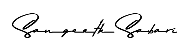 The Asem Kandis PERSONAL USE handwriting style adds charm and authenticity to name Sangeeth Sabari. A wonderful choice for personal thank-you notes. Sangeeth Sabari signature style 9 images and pictures png