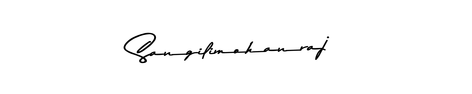 Also You can easily find your signature by using the search form. We will create Sangilimohanraj name handwritten signature images for you free of cost using Asem Kandis PERSONAL USE sign style. Sangilimohanraj signature style 9 images and pictures png