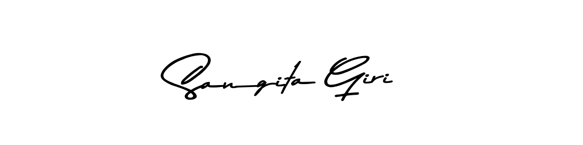 Also You can easily find your signature by using the search form. We will create Sangita Giri name handwritten signature images for you free of cost using Asem Kandis PERSONAL USE sign style. Sangita Giri signature style 9 images and pictures png