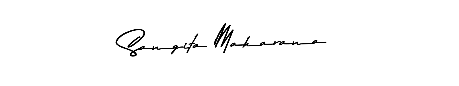 You should practise on your own different ways (Asem Kandis PERSONAL USE) to write your name (Sangita Maharana) in signature. don't let someone else do it for you. Sangita Maharana signature style 9 images and pictures png