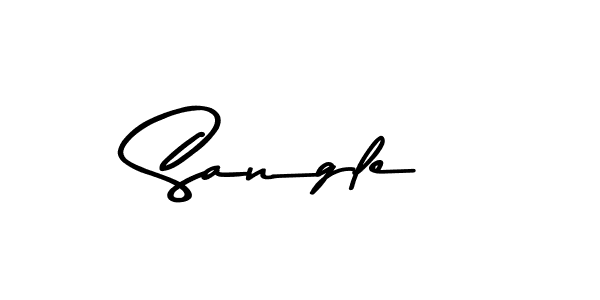 Make a beautiful signature design for name Sangle. With this signature (Asem Kandis PERSONAL USE) style, you can create a handwritten signature for free. Sangle signature style 9 images and pictures png