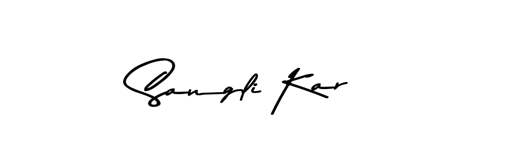 You should practise on your own different ways (Asem Kandis PERSONAL USE) to write your name (Sangli Kar) in signature. don't let someone else do it for you. Sangli Kar signature style 9 images and pictures png