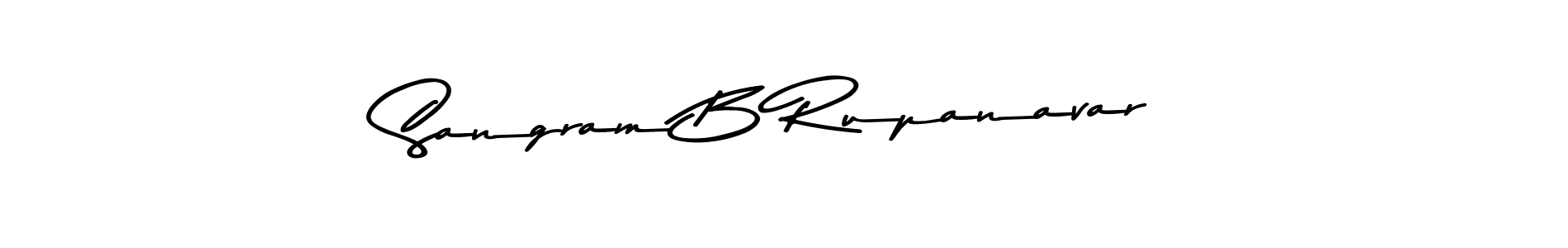 Design your own signature with our free online signature maker. With this signature software, you can create a handwritten (Asem Kandis PERSONAL USE) signature for name Sangram B Rupanavar. Sangram B Rupanavar signature style 9 images and pictures png