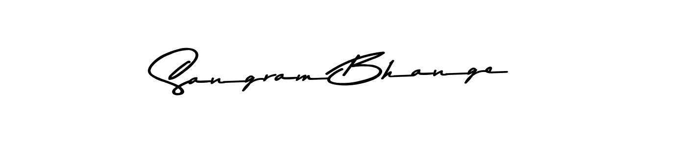 Use a signature maker to create a handwritten signature online. With this signature software, you can design (Asem Kandis PERSONAL USE) your own signature for name Sangram Bhange. Sangram Bhange signature style 9 images and pictures png