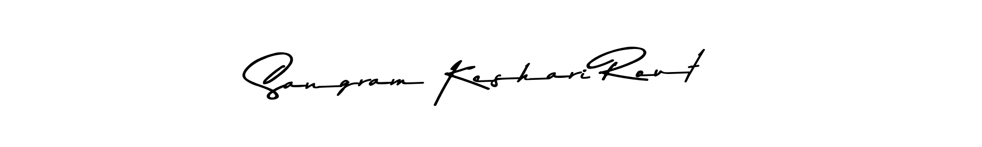 Sangram Keshari Rout stylish signature style. Best Handwritten Sign (Asem Kandis PERSONAL USE) for my name. Handwritten Signature Collection Ideas for my name Sangram Keshari Rout. Sangram Keshari Rout signature style 9 images and pictures png