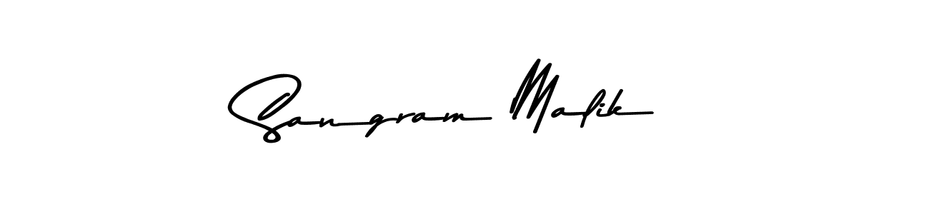 How to make Sangram Malik signature? Asem Kandis PERSONAL USE is a professional autograph style. Create handwritten signature for Sangram Malik name. Sangram Malik signature style 9 images and pictures png