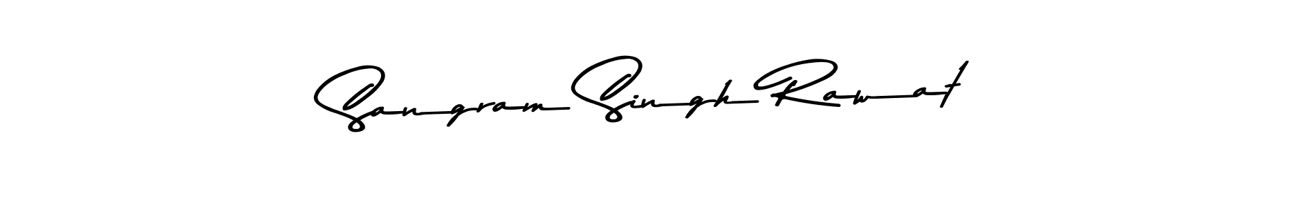 Design your own signature with our free online signature maker. With this signature software, you can create a handwritten (Asem Kandis PERSONAL USE) signature for name Sangram Singh Rawat. Sangram Singh Rawat signature style 9 images and pictures png