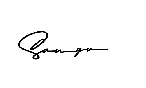 This is the best signature style for the Sangu name. Also you like these signature font (Asem Kandis PERSONAL USE). Mix name signature. Sangu signature style 9 images and pictures png