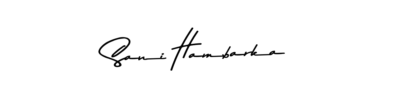 Check out images of Autograph of Sani Hambarka name. Actor Sani Hambarka Signature Style. Asem Kandis PERSONAL USE is a professional sign style online. Sani Hambarka signature style 9 images and pictures png