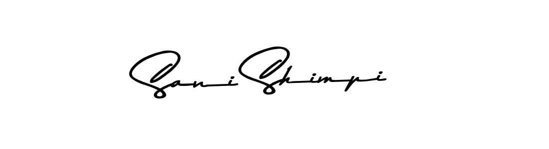 How to make Sani Shimpi signature? Asem Kandis PERSONAL USE is a professional autograph style. Create handwritten signature for Sani Shimpi name. Sani Shimpi signature style 9 images and pictures png