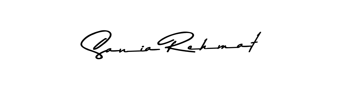 How to make Sania Rehmat signature? Asem Kandis PERSONAL USE is a professional autograph style. Create handwritten signature for Sania Rehmat name. Sania Rehmat signature style 9 images and pictures png