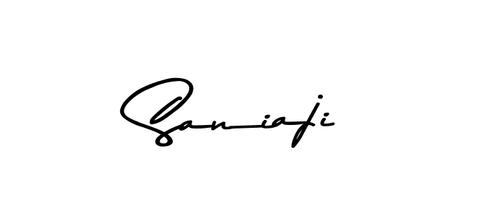 Similarly Asem Kandis PERSONAL USE is the best handwritten signature design. Signature creator online .You can use it as an online autograph creator for name Saniaji. Saniaji signature style 9 images and pictures png