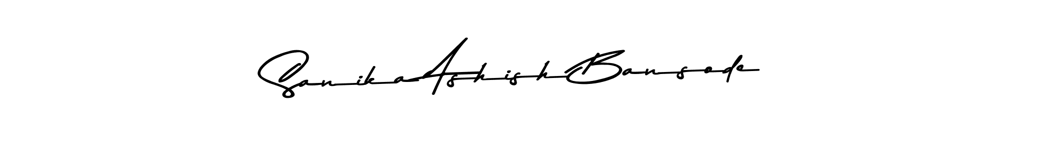 Make a beautiful signature design for name Sanika Ashish Bansode. Use this online signature maker to create a handwritten signature for free. Sanika Ashish Bansode signature style 9 images and pictures png