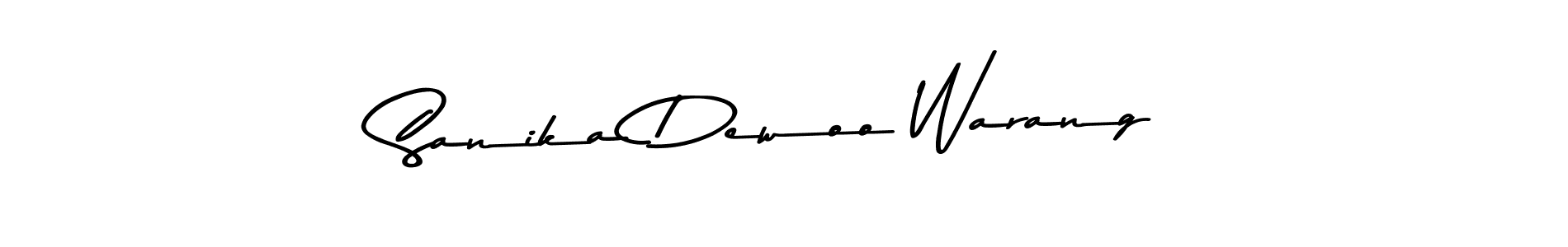 Design your own signature with our free online signature maker. With this signature software, you can create a handwritten (Asem Kandis PERSONAL USE) signature for name Sanika Dewoo Warang. Sanika Dewoo Warang signature style 9 images and pictures png