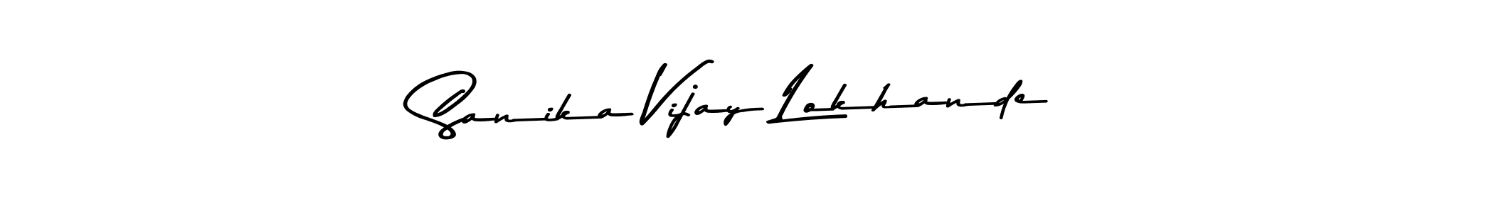 Also You can easily find your signature by using the search form. We will create Sanika Vijay Lokhande name handwritten signature images for you free of cost using Asem Kandis PERSONAL USE sign style. Sanika Vijay Lokhande signature style 9 images and pictures png