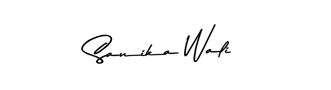 Design your own signature with our free online signature maker. With this signature software, you can create a handwritten (Asem Kandis PERSONAL USE) signature for name Sanika Wali. Sanika Wali signature style 9 images and pictures png