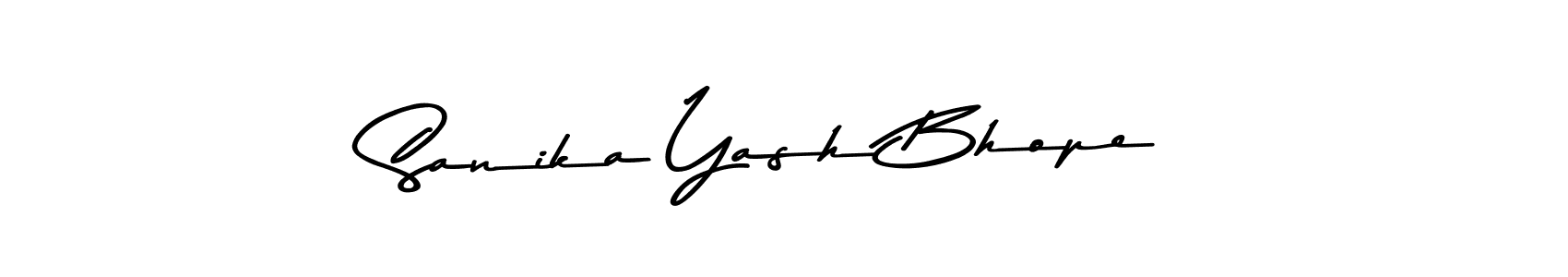 Also You can easily find your signature by using the search form. We will create Sanika Yash Bhope name handwritten signature images for you free of cost using Asem Kandis PERSONAL USE sign style. Sanika Yash Bhope signature style 9 images and pictures png