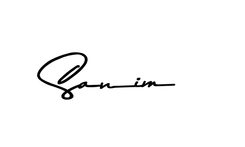 How to make Sanim signature? Asem Kandis PERSONAL USE is a professional autograph style. Create handwritten signature for Sanim name. Sanim signature style 9 images and pictures png
