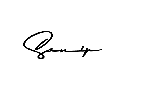 Also we have Sanip name is the best signature style. Create professional handwritten signature collection using Asem Kandis PERSONAL USE autograph style. Sanip signature style 9 images and pictures png